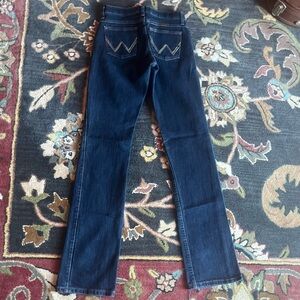 Wrangler Q-Baby Dark Dynasty Fantastic Condition Size 1/2 Waist 34 Leg